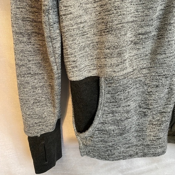 RBX Full  Zip Hooded Sweater Heathered Gray Ladies Sm - Picture 4 of 10